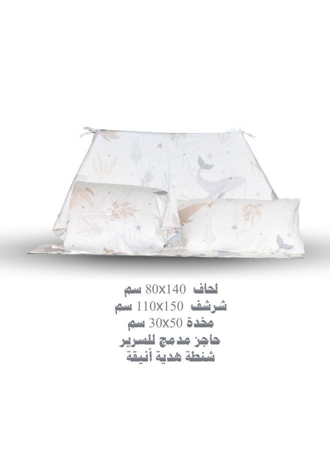 فروتشي لحاف أطفال Ferrucci مواليد قطن 100% – تصميم جذاب – مثالي للصيف والشتاء - Image 1